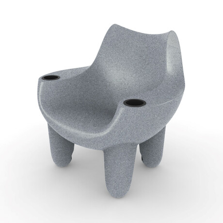 Splash Mibster Chair // Gray Granite (Single)