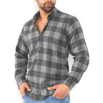 Randall Button-Up Shirt // Anthracite (Small)