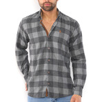 Randall Button-Up Shirt // Anthracite (Small)
