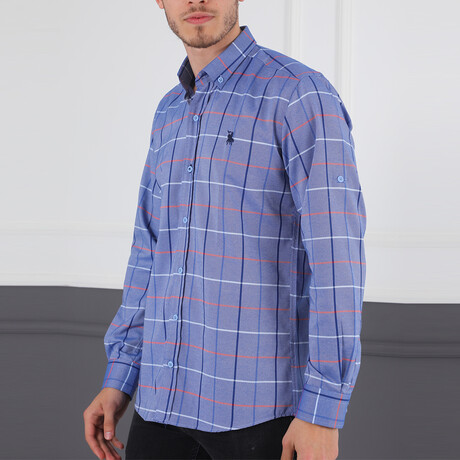 Owen Button-Up Shirt // Blue (Small)