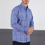 Owen Button-Up Shirt // Blue (Small)