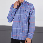 Owen Button-Up Shirt // Blue (Small)