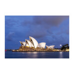 Sydney's Opera House at Dusk (32"H x 48" W x 1.8" D)