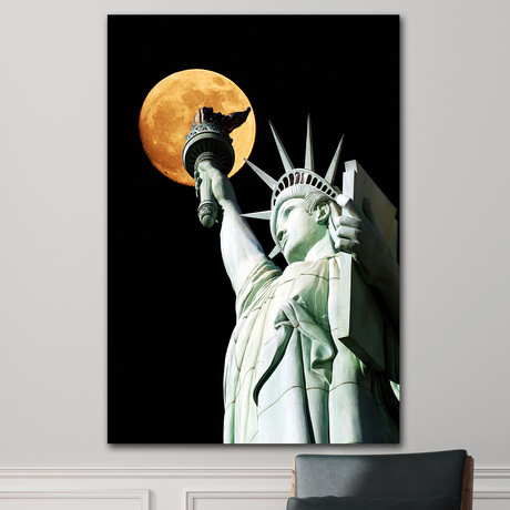 Statue of Liberty (32"H x 48" W x 1.8" D)