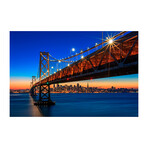 San Francisco's Bay Bridge & Skyline (32"H x 48" W x 1.8" D)