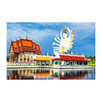 Thailand's Plai Leam Temple (32"H x 48" W x 1.8" D)