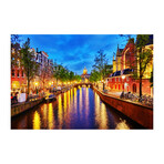 Amsterdam's Beautiful Canals (32"H x 48" W x 1.8" D)