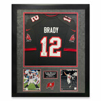 Tom Brady // Tampa Bay Buccaneers // Signed Pewter Jersey + Framed