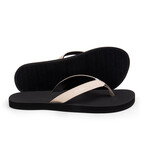 Men's Flip Flops // Black + Sea Salt (US: 7/8)