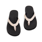 Men's Flip Flops // Black + Sea Salt (US: 7/8)