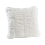 Couture Faux Fur Pillow // Snow Mink (Decorative)