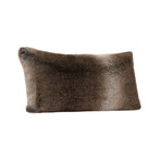 Signature Faux Fur Pillow // Gray Rabbit (Decorative)