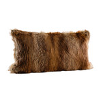 Signature Faux Fur Pillow // Fisher (Lumbar)