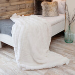 Signature Faux Fur Throw (Fisher)