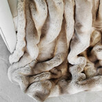 Couture Faux Fur Throw // Truffle