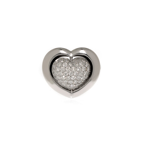 Giulietta E Romeo 18k White Gold Diamond Ring // Ring Size: 6 // Store Display