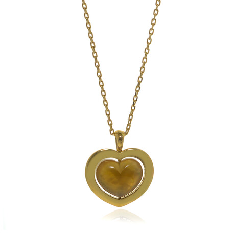 Giulietta E Romeo 18k Yellow Gold + Citrine Necklace // 28" // Store Display