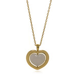 Giulietta E Romeo 18k Yellow Gold Quartzite Necklace // 28" // Store Display