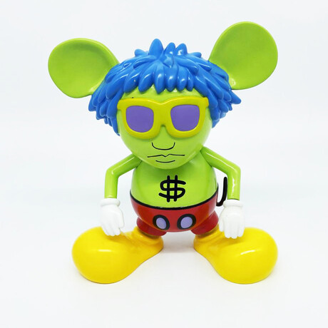 Keith Haring // Andy Mouse (Green) // 2005