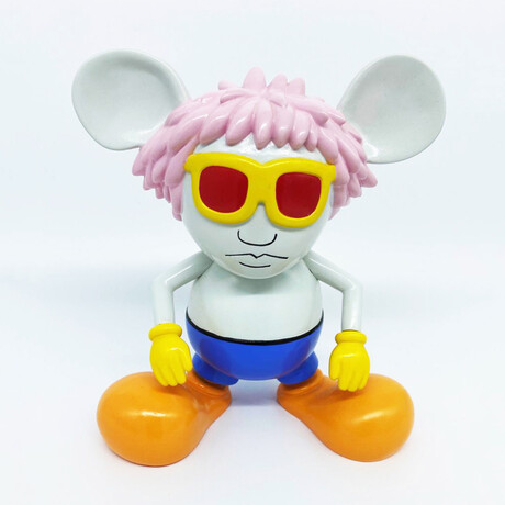 Keith Haring // Andy Mouse (Gray) // 2005