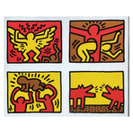 Keith Haring  // Pop Shop Quad IV // 1989