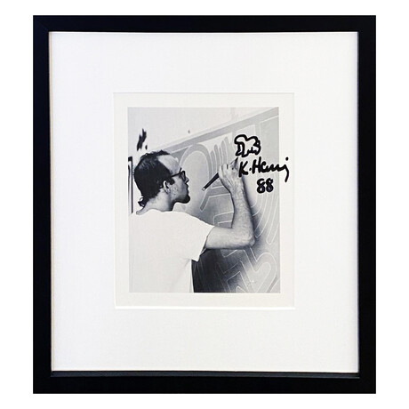 Keith Haring // Untitled (Radiant Baby) from Martin Lawrence Exhibition Catalogue; // 1988