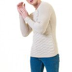 0213 Tailor Fit Crewneck Sweater // White (S)