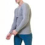 0209 Tailor Fit Crewneck Sweater // Gray (S)