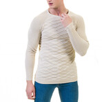 0213 Tailor Fit Crewneck Sweater // White (XL)