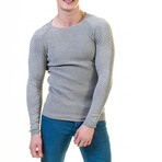 0209 Tailor Fit Crewneck Sweater // Gray (XL)