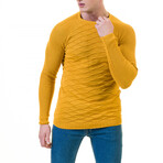 0223 Tailor Fit Crewneck Sweater // Mustard (M)