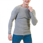 0209 Tailor Fit Crewneck Sweater // Gray (XL)