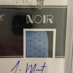 Ja Morant // 2019-20 Noir Encased Rookie Dual Patch Autograph // Rookie Card // 22/99 // Beckett 9 Mint