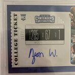 Zion Williamson // 2019 Panini Contenders Draft Picks Cracked Ice College Ticket Autograph // Rookie Card // 11/23 // Beckett 9.5 Gem Mint
