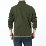 Jasper Jacket // Army Green (XL)