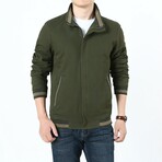 Jasper Jacket // Army Green (XL)