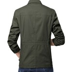 Zeke Jacket // Army Green (XL)