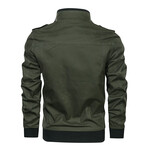 Asher Jacket // Army Green (3XL)