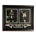 Mac Jones // New England Patriots // Unsigned 2-Way Collage + Framed