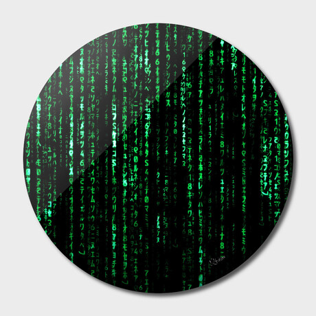 The Matrix Code (16"Ø)