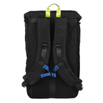 Colorado Backpack // Glossy Blocking Series // Black + Neon