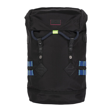 Colorado Backpack // Glossy Blocking Series // Black + Neon