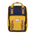 Macaroon Backpack // Navy + Mustard