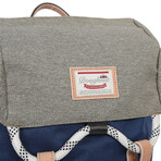 Colorado Backpack // Navy + Beige