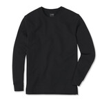 Pullover Crew + Split Hem // Black (Large)