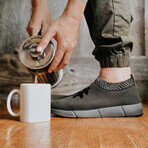 Coffee Sneakers // Stealth Black (Men's US Size 11)