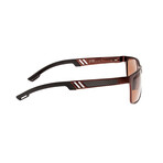 Pyxis Polarized Sunglasses // Brown Frame + Brown Lens