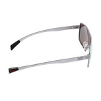 Finlay Polarized Sunglasses // Titanium // Silver Frame + Yellow Lens
