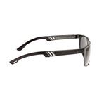 Pyxis Polarized Sunglasses // Black Frame + Black Lens