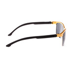 Bode Polarized Sunglasses // Gold Frame + Black Lens (Blue Frame + Black Lens)